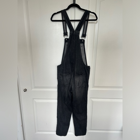 GAP Relaxed Denim Overalls Black — Size XS - Picture 2 of 5
